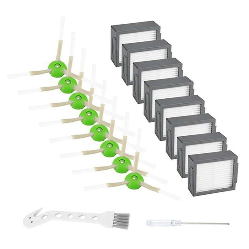 Filters Edge-sweeping Brushes for Irobot Roomba I7 I7+/i7 Plus E5 E6