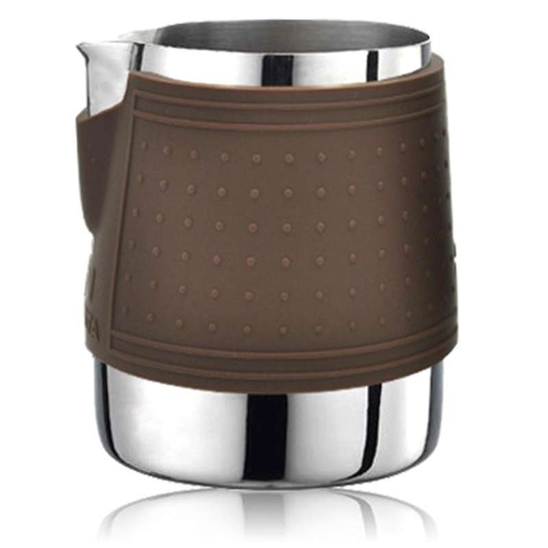 12 Oz. Stainless Steel Milk Foaming Steamer Pot with Eagle Nozzle,b