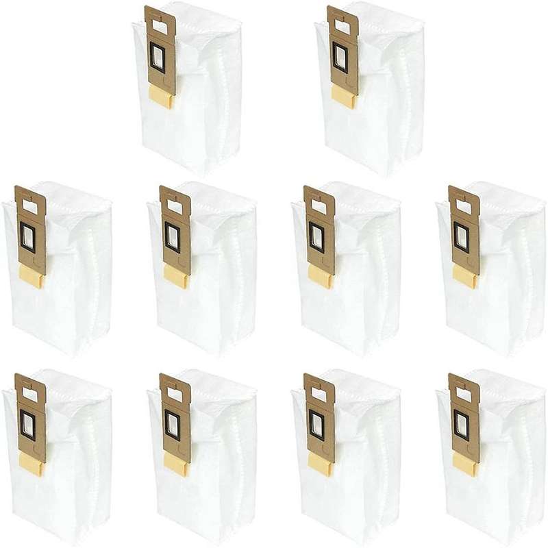 10pcs Dust Bag for Parts Of Roborock T7s T7splus Sweeping Robot(us)