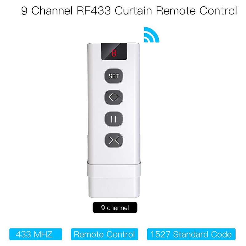 9 Channel Rf433 Remote Control for Wifi Curtain Switch Roller Module