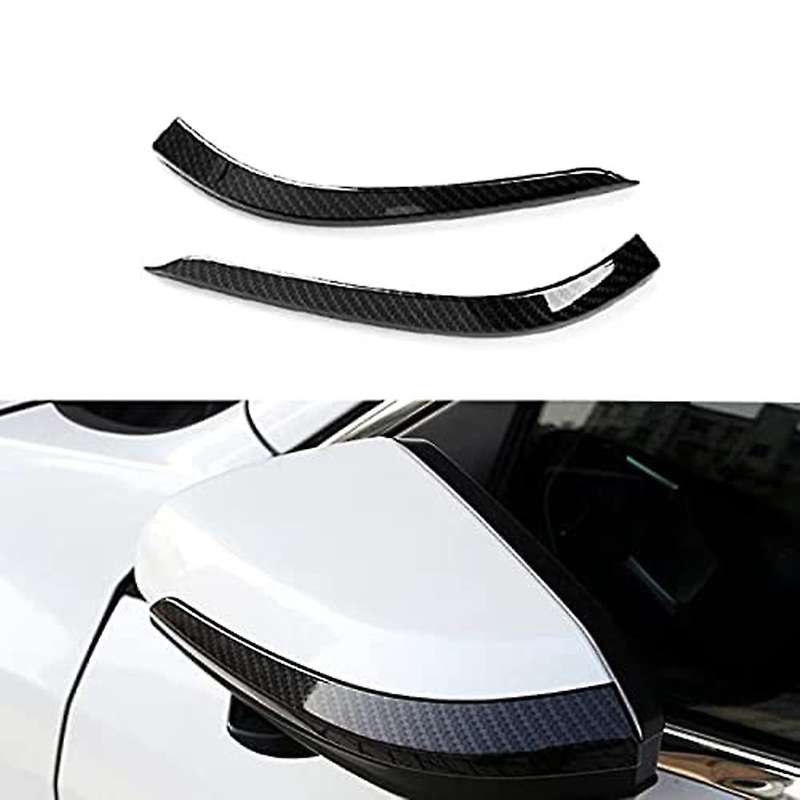 Rearview Mirror Trim for Honda 10th Gen Civic 2016-2020, Carbon Fiber