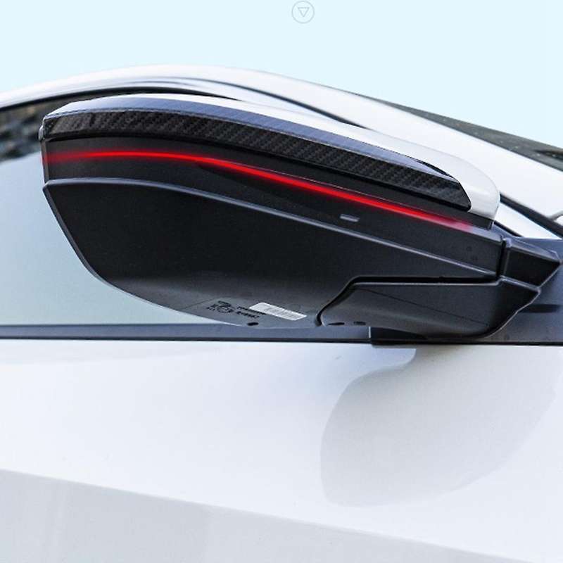 Rearview Mirror Trim for Honda 10th Gen Civic 2016-2020, Carbon Fiber