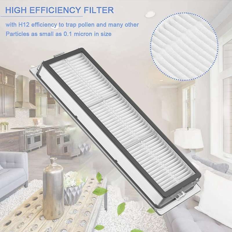 9pcs Hepa Filter Side Brush Main Brush Mop Cloth for Xiaomi Mijia 2c
