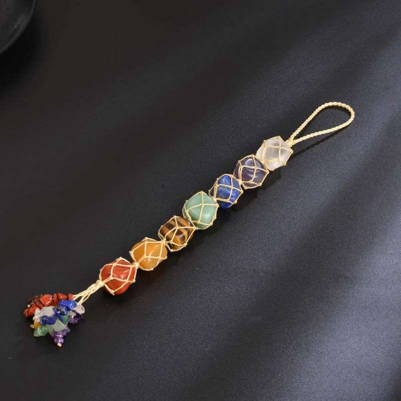 Chakra Healing Crystal Good Luck Decoration Car Window Ornament