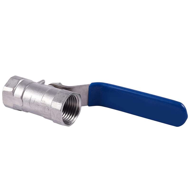 2x 1/2 Inchstainless Steel Internal Thread Lever Handle Ball Valve
