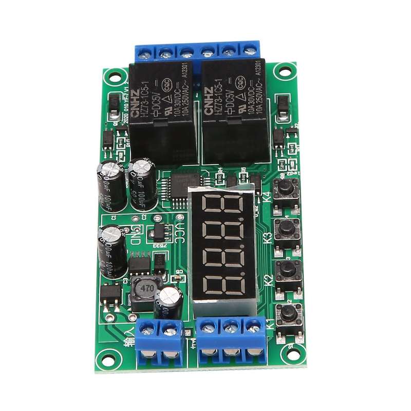 Yf-7 Dual Channel Delay Relay Module Pulse Trigger Cycle Timer