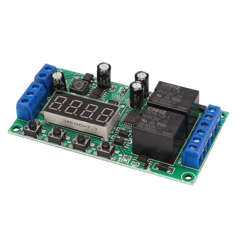 Yf-7 Dual Channel Delay Relay Module Pulse Trigger Cycle Timer