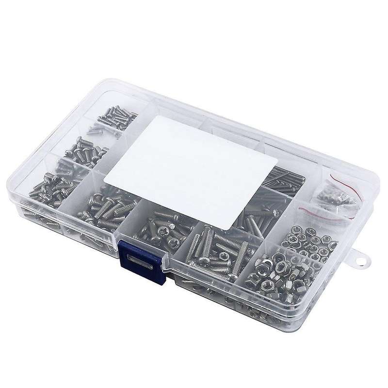 480pcs/set M2 M2.5 M3 Din7985 Gb818 Steel Cross Pan Head Screws Kit