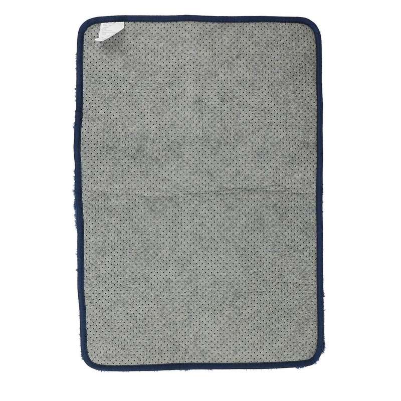 Long Hair Thick Carpet Ins Fresh Bedroom Bedside Blanket,dark Blue