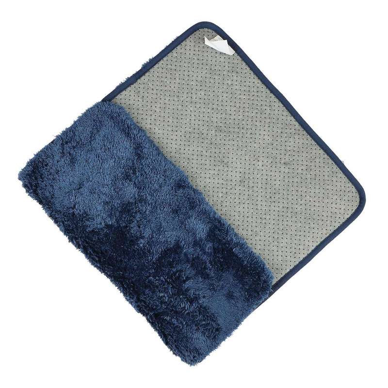 Long Hair Thick Carpet Ins Fresh Bedroom Bedside Blanket,dark Blue