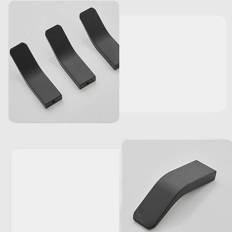 Towel Hook Bathroom Wall Hook, 6 Pack No Punch Black Hook Heavy