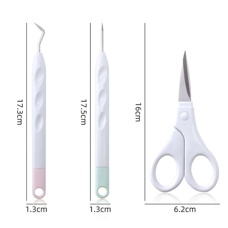 1set Diy Cardstock Crafting Basic Tools Kit Craft Vinyl Weeding Set A