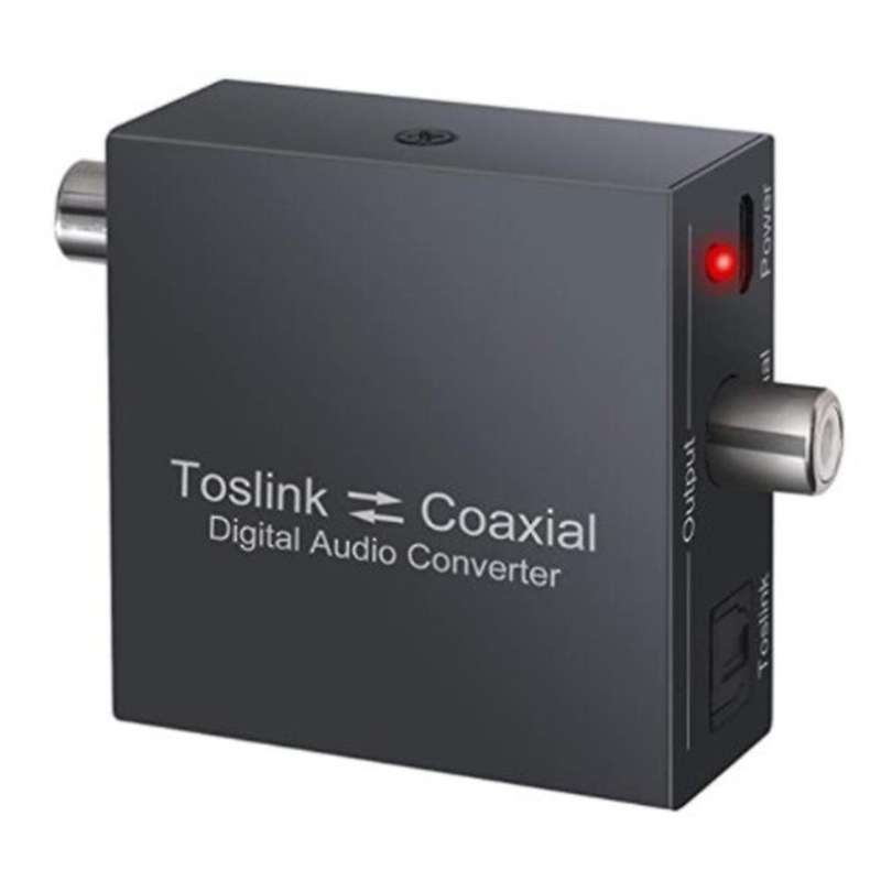 Bi-directional Coaxial Converter, Optical Spdif Toslink Converter