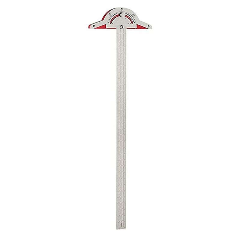 T-type Woodworkers Edge Rule Measuring Marking Scriber Gauge-20inch