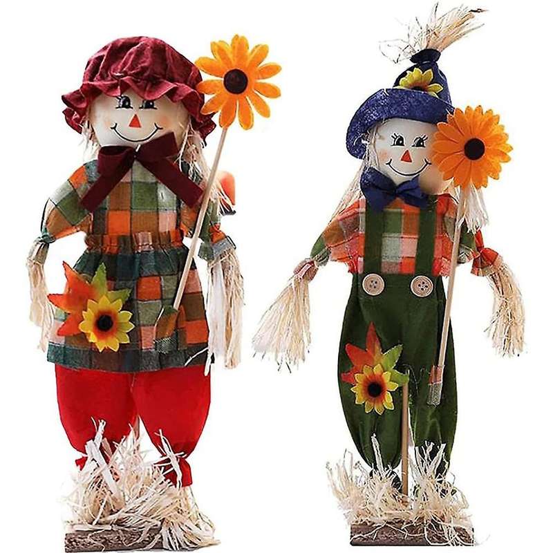 Scarecrow Fall Decor, Halloween Decorations for Garden, Home Decor A