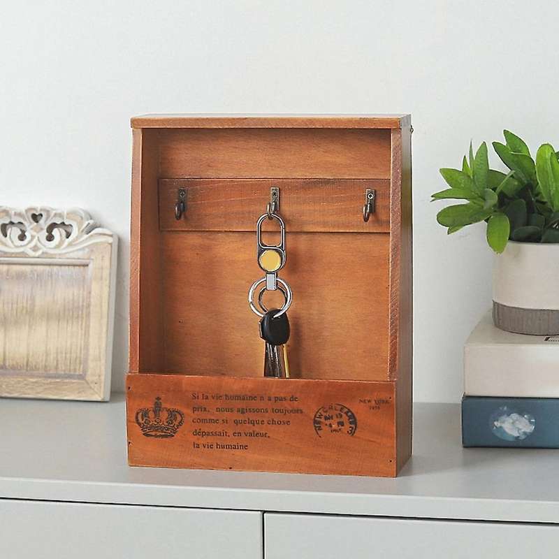 Wooden Key Storage Cabinet Mail for Entryway,living Room,hallwa