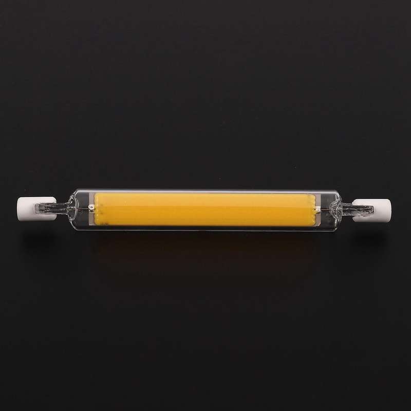 3x Dimmable R7s Led Cob 10w 118mm Led Light-warm White Light 220v
