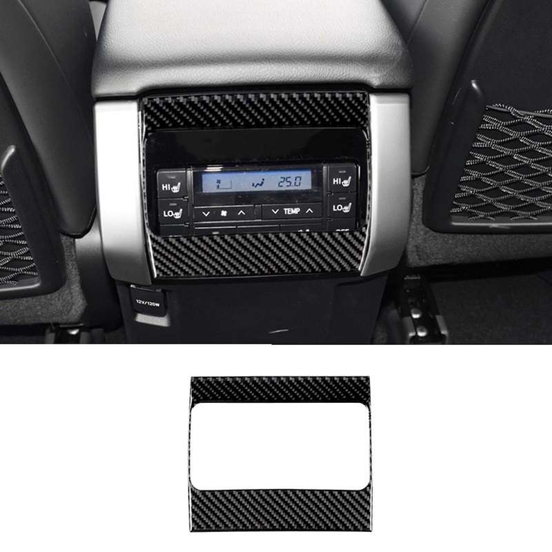 For Toyota Land Cruiser Prado Carbon Fiber Rear Ac Air Vent Trim