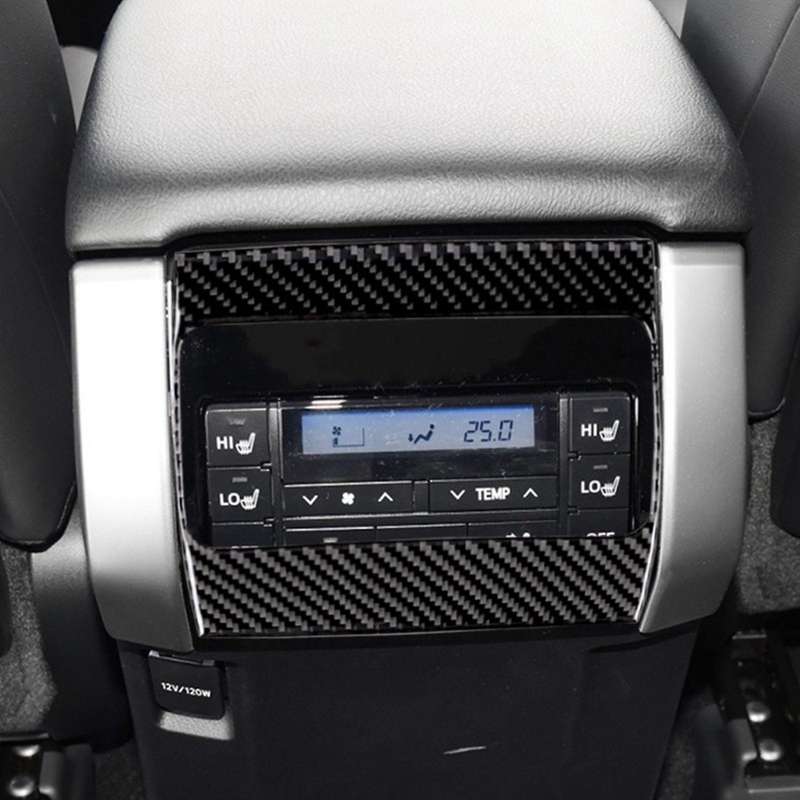 For Toyota Land Cruiser Prado Carbon Fiber Rear Ac Air Vent Trim