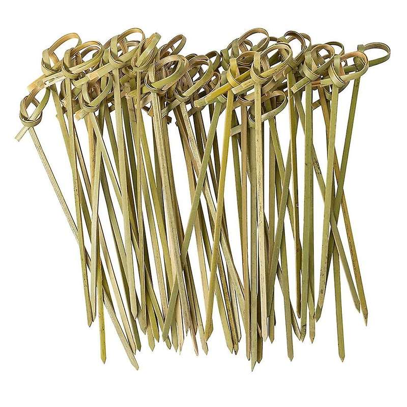 500pcs Bamboo Knot Picks Skewers, Cocktail Picks, Drinks Skewer