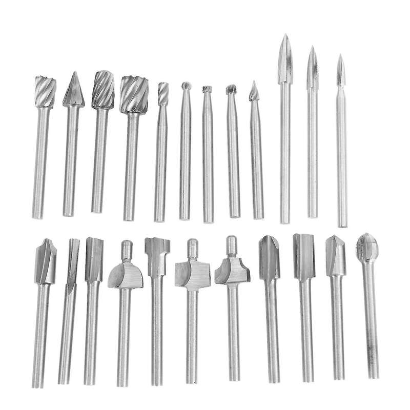 23pc Engraving Drill Set,10 Carbide Engraving Bits,10 Wood Router Bit