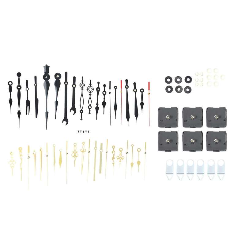 1 Set Hanging Diy Quartz Watch Silent Wall Clock Movement Quartz