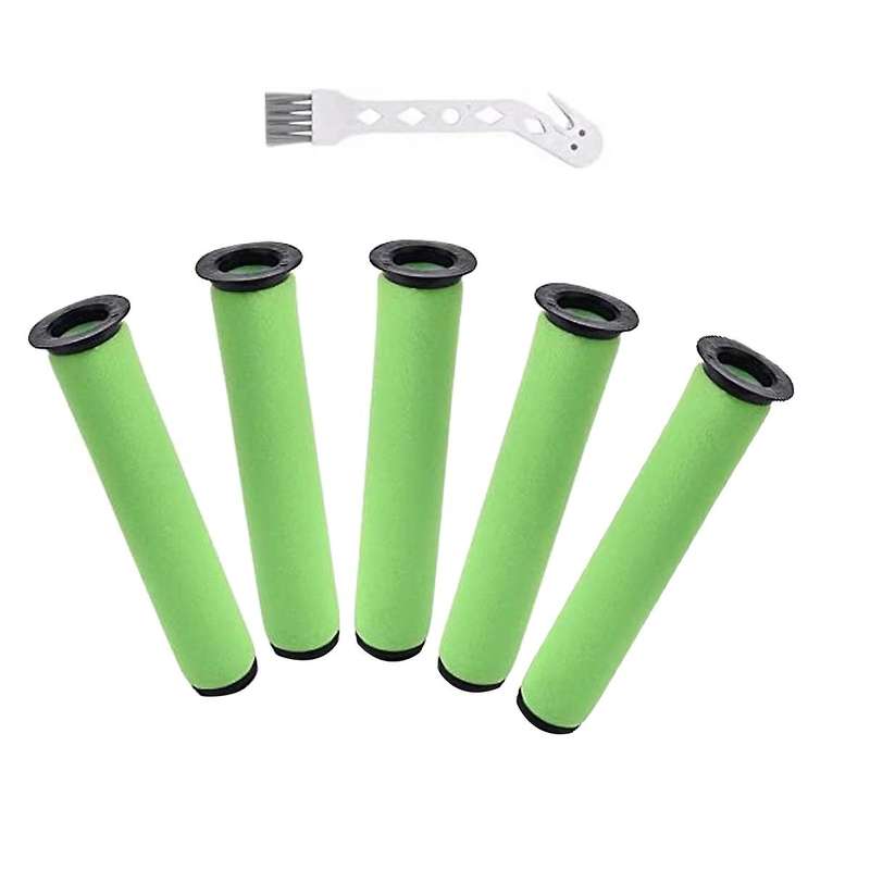 5 Packs Replacement Filters with Clean Brush for Gtech Airram Mk2 K9