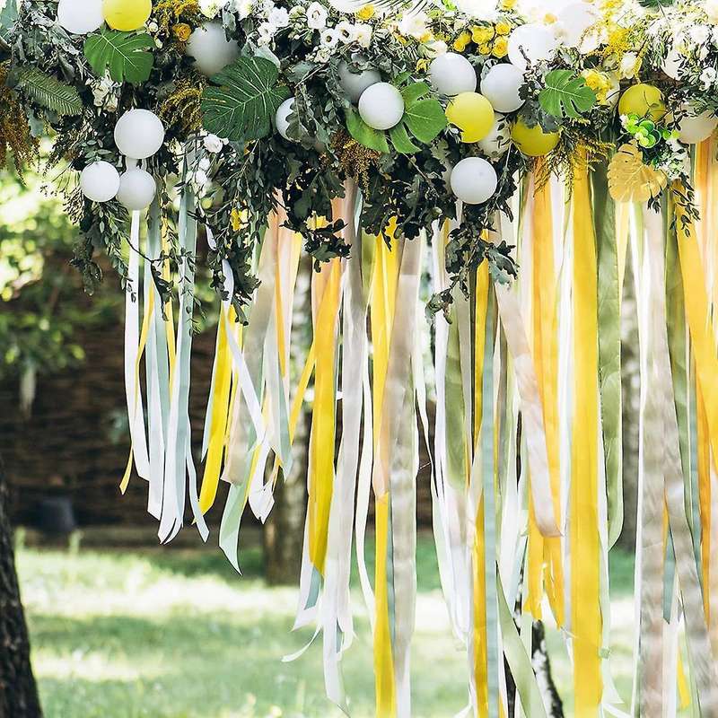 70 Pcs 10 Kinds Artificial Palm Leaves for Parties Decoration
