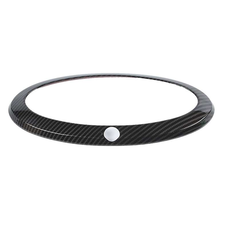 Front Grille Center Cap for Ford F150 21-22,with Camera Carbon Fiber