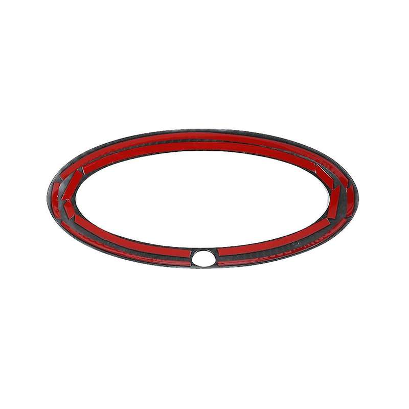 Front Grille Center Cap for Ford F150 21-22,with Camera Carbon Fiber