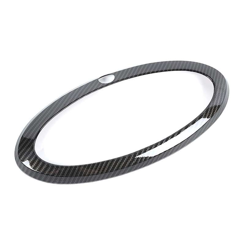 Front Grille Center Cap for Ford F150 21-22,with Camera Carbon Fiber