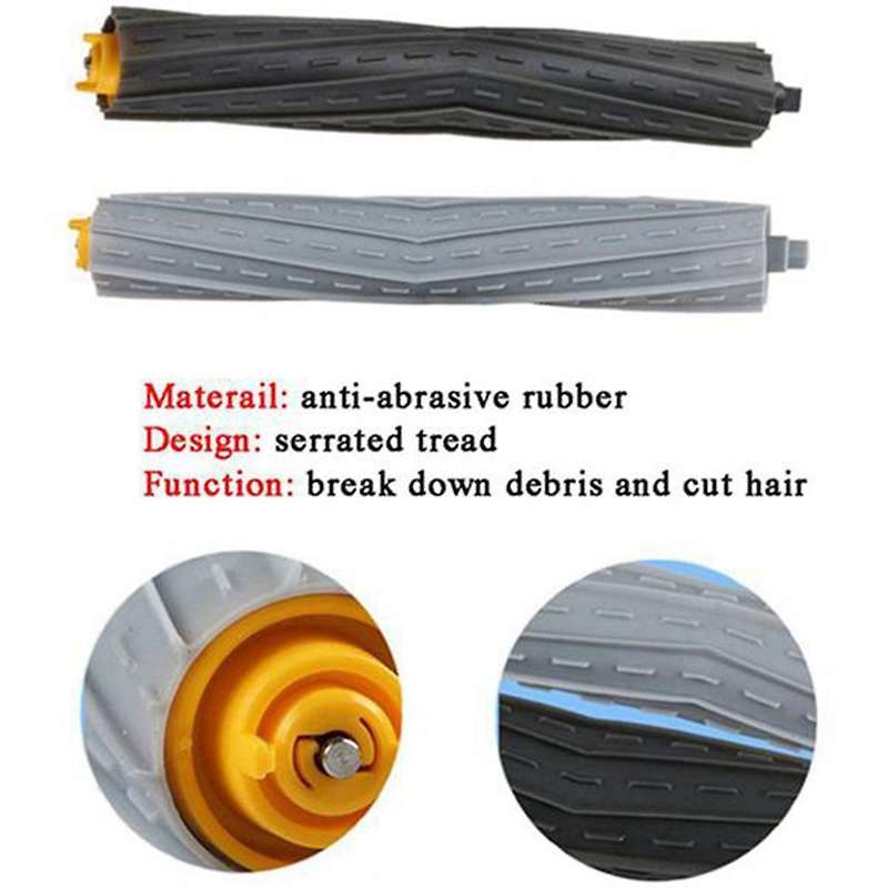Filter Roller Side Brush for Irobot Roomba 800 900 Series 860 865 870