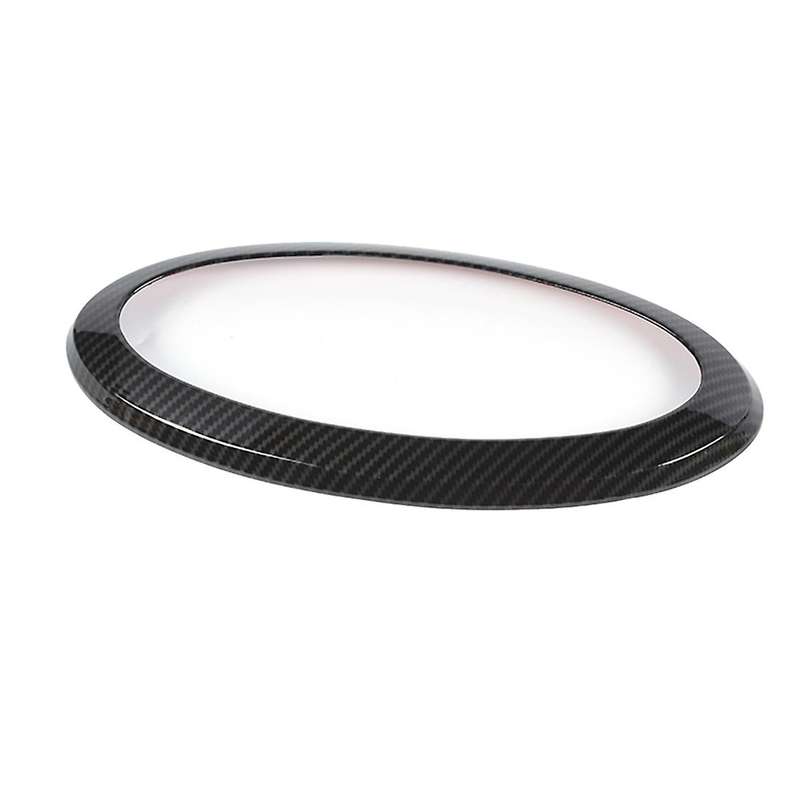 Front Grille Center Logo Ring Cover for Ford F150 21-22 ,carbon Fiber