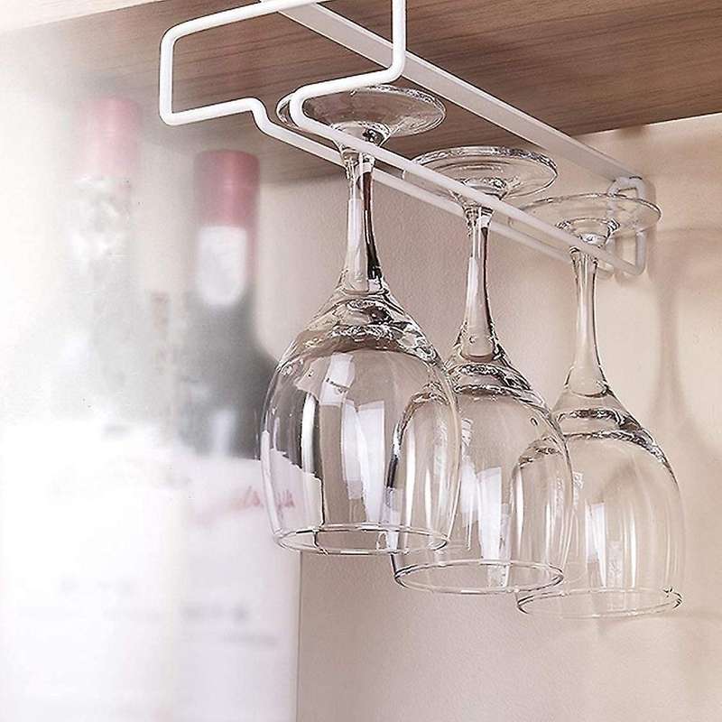 Wine Glass Holder - Under Cabinet, Double Row Stemware Racks