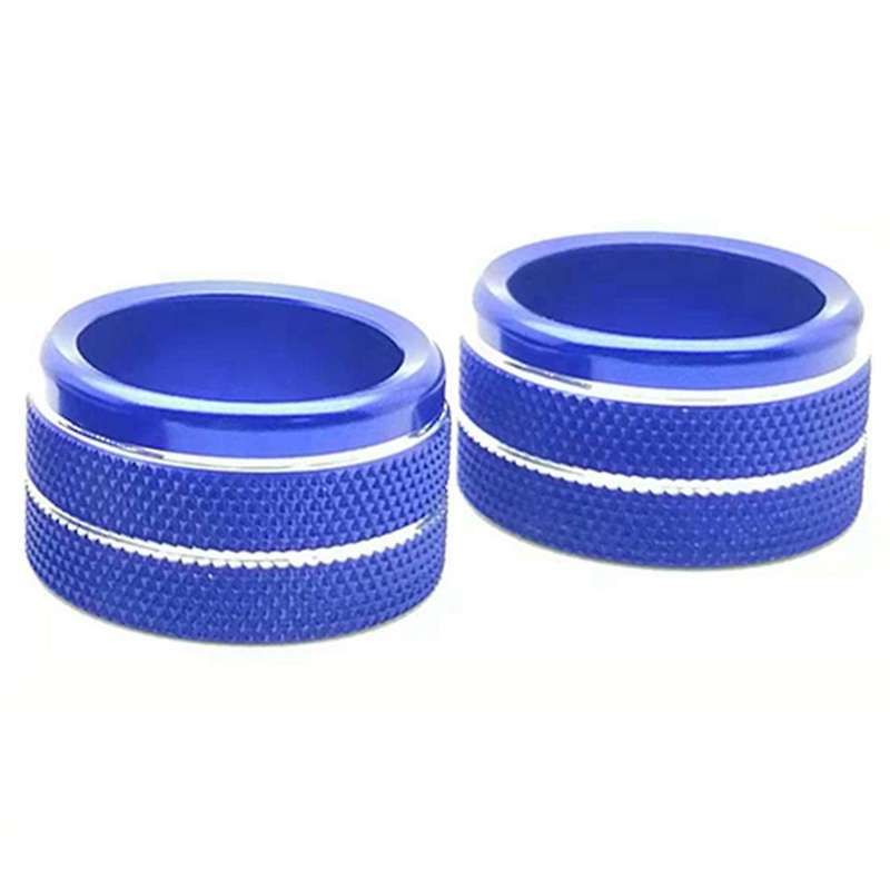 For Tundra 2014-2021 Air Conditioner Switch Cd Button Knob(blue 3pcs)