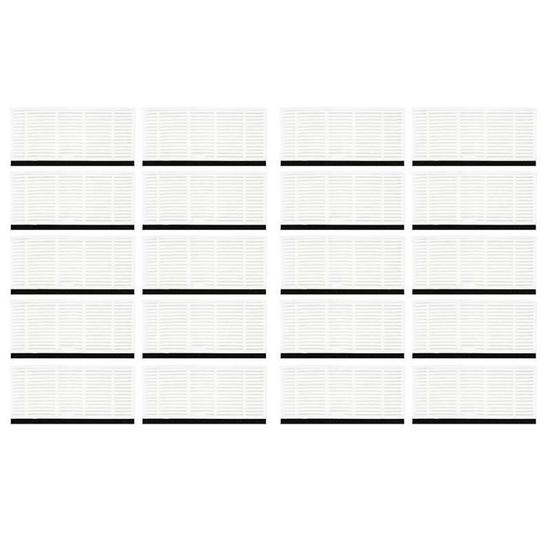 20pcs Hepa Filter for Lydsto R1 R1a Robot Vacuum Cleaner Parts