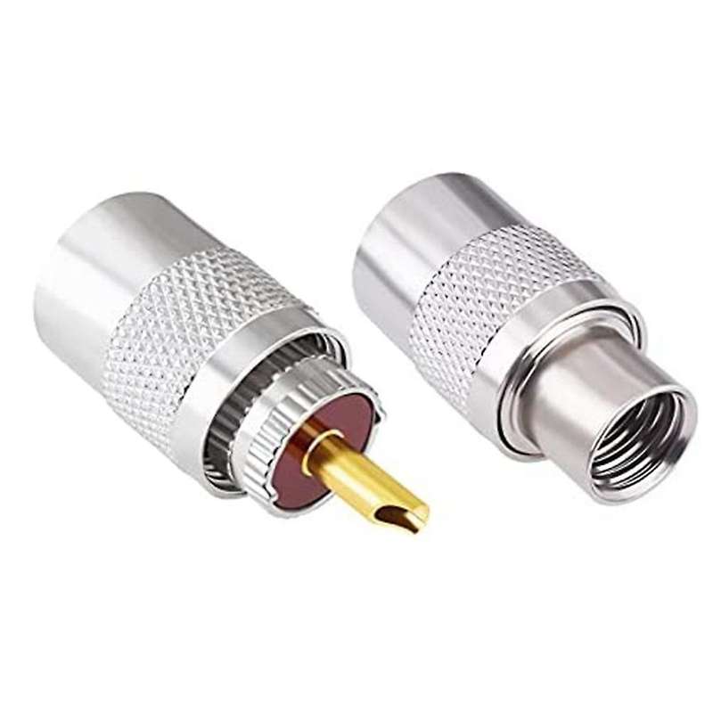 Pl-259 Coaxial Connectors Uhf Male Solder Connector Plug