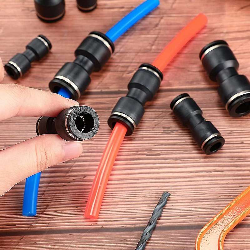 40 Pcs Push to Connect Fittings Kit Quick Release (1/4 5/16 3/8 1/2)