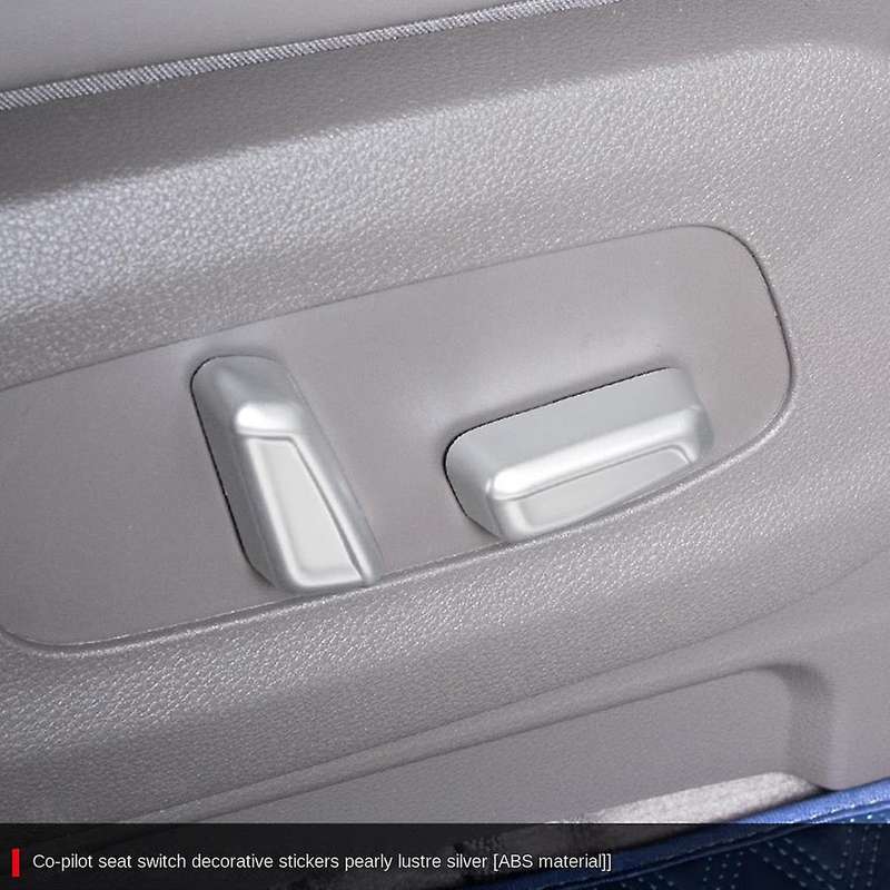 Car Seat Adjustment Switch Knob Cover Sticker Trim