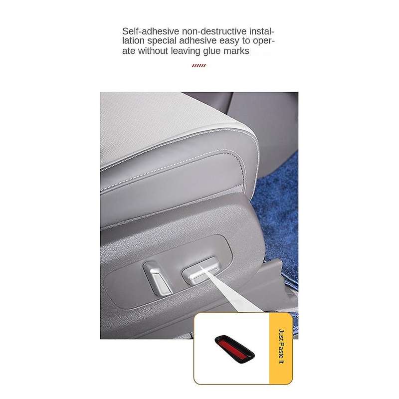Car Seat Adjustment Switch Knob Cover Sticker Trim