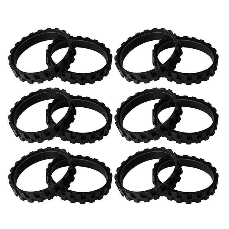 12pcs Tires for Irobot Roomba Robot Vacuum Cleaner Xiaomi Roborock