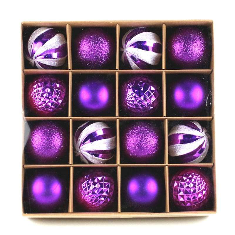 Christmas Tree Decoration Balls 6cm/16 Christmas Display Balls