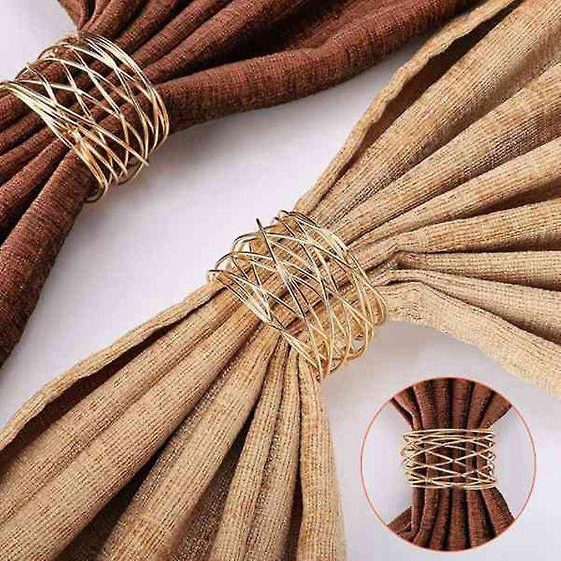 12pcs Hotel Napkin Ring for Wedding Birthday Easter Thanksgiving