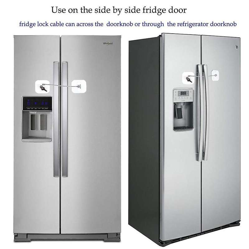 Refrigerator Lock,with Key for Adults, Lock for A Fridge,cabinet Door