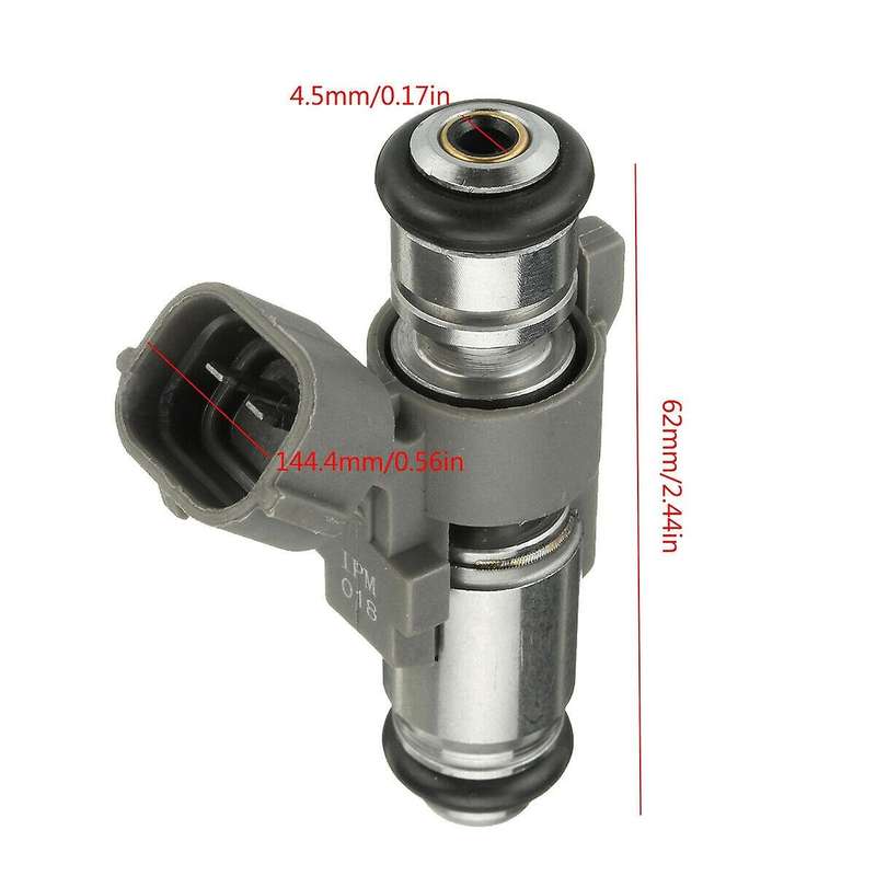 Fuel Injector for Peugeot 206 207 307 Citroen C3 C4 1.4 Chery Qq 0.8