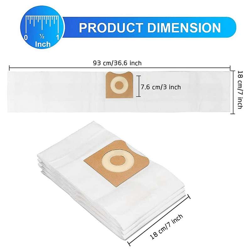 6pcs Dust Collection Bags Garbage Vacuum Filter Bag