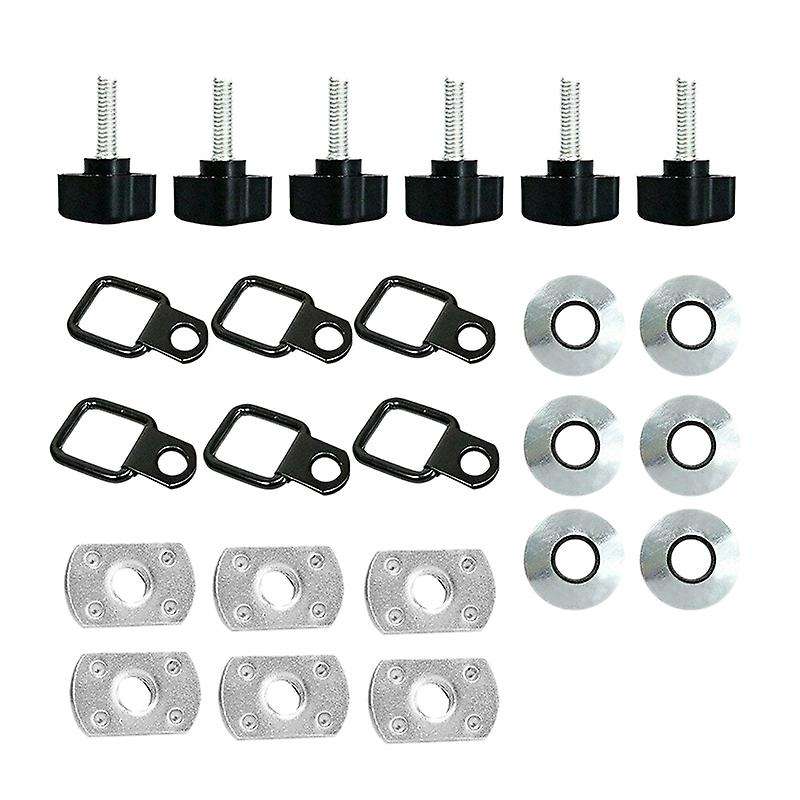 Hardtop Quick Removal Thumb Screw D-rings Kit