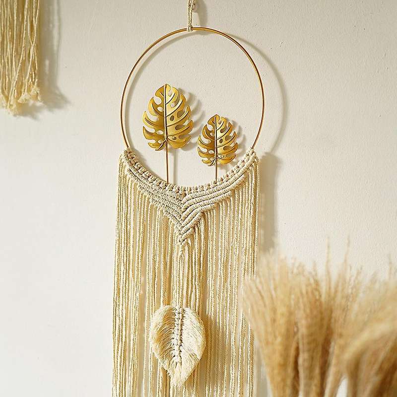 Macrame Dream Catcher,vintage Bohemian Chic Home Ornament Craft Gift