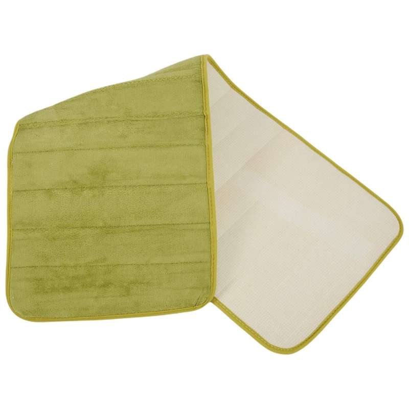120x40cm Absorbent Nonslip Memory Foam Floor Mat Carpet Olive Drab