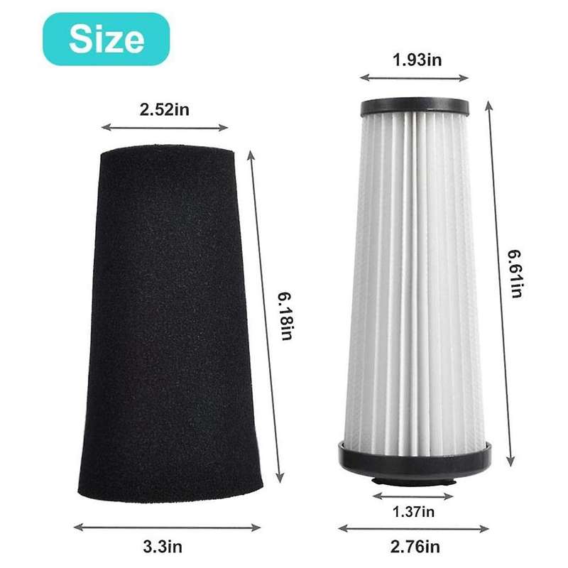 Odor Trapping Filter F112 and Exhaust Filter F111 for Dirt Devil